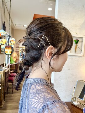 フェイバー 警固店(FAVOR) お呼ばれヘアセット　パーソナルカラー診断