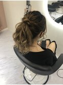 ポニーテール/北新地ヘアセット