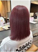 10代20代30代モーヴカラー×ナチュラル×小顔×切りっぱなし