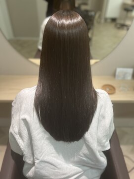 トワ 函館店(TOWA) オリーブグレージュ【髪質改善カラー】