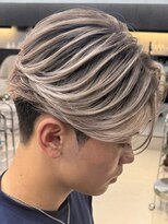 アンサー 渋谷(ANSWER)&nbsp;メンズバレイヤージュハイライトセンターパート