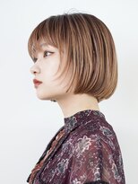 インセプション 銀座(INCEPTION) 切りっぱなしショート・ボブ/絶壁解消/前髪なし/40代/30代/丸顔