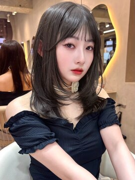 グロー オオミヤ アネックス 大宮(GLROW OMIYA ANNEX) 似合わせカット×顔周りレイヤーカット髪質改善韓国顔周り[大宮