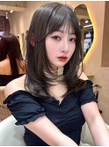 似合わせカット×顔周りレイヤーカット髪質改善韓国顔周り[大宮