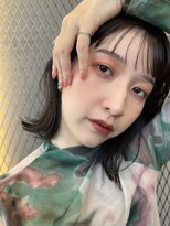 スリーバイベルベット(THREE...by velvet)&nbsp;ダークチョコレートカラー/ダブルカラー/髪質改善/オージュア