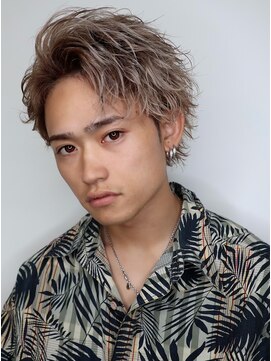 オーシャントーキョーオーバー 渋谷(OCEAN TOKYO OVER) メンズ波巻きツイスパニュアンススパイラルスパイキーショート