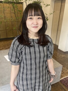 ヘアーアイスカルテット(HAIR ICI QUARTET) 大人◎小顔レイヤーグレージュ×透明感◎20代30代韓国風