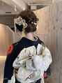 ブランロール 中目黒駅前店(Blanl'or) 着付け、ヘアセットも大好きです。