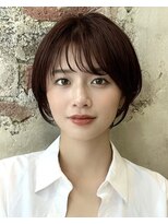 アフロート ルヴア(AFLOAT RUVUA) 【岩田莉奈】40代50代の似合わせカットで若見えショートボブ新宿