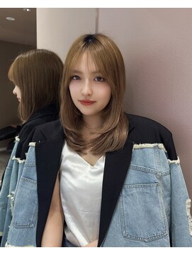 ロンドアヴァントゥス 池袋(Lond aventus) 韓国レイヤー/韓国風/ボブ/髪質改善/黒髪/ブリーチなし〔池袋〕