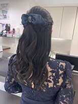 エムタニグチミュー(MTANIGUCHI Mieux)&nbsp;ヘアセット/ヘアアレンジ/ハーフアップ/結婚式ヘア
