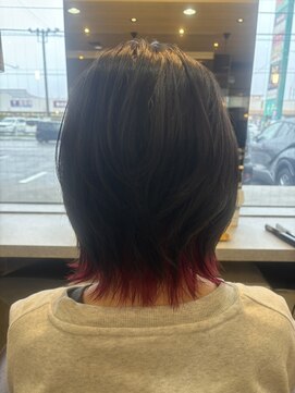 VAN COUNCIL 福井開発店(ヴァンカウンシル) インナーカラー×ミディアムレイヤー