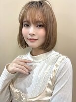 シエルバイアフロート(ciel by afloat)&nbsp;>>丸みあるボブで可愛らしい印象に