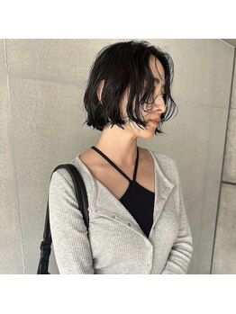 ゾーイ(ZOEY)の写真/福岡の人気サロンZoeyが創るパーマstyle！抜け感かつ簡単にキマるボブパーマを是非。