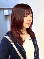 ココ 本八幡(KOKO)&nbsp;ピンクベージュシャギーレイヤーカットハッシュカット前髪