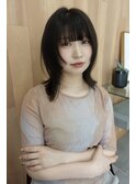 ミディアム☆顔まわりレイヤー