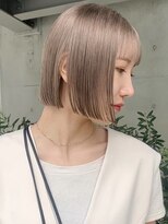 ヒュエ 表参道(Hue)&nbsp;ベージュカラー/ブリーチ/レイヤーカット/髪質改善._.