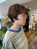 シアン ヘア デザイン(cyan hair design)&nbsp;【cyan】パーマ風マッシュショート