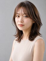 トリニティ(trinity) 髪質改善カラーミディアムウルフレイヤーカット沖縄