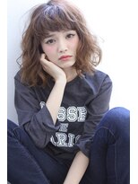 ブラン 天王寺(Blanc)&nbsp;【Blanc】カジュアルパーマ×ミディアムボブ