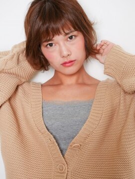 クアトログランシュ ひたちなか店(QUATRO×GranCieux) ベビーバングショートボブ★QUATRO136★