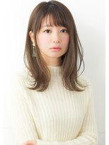 ルエ(rue)&nbsp;30代40代◎ひし形シルエット小顔前下がり外ハネ切りっぱなしボブ