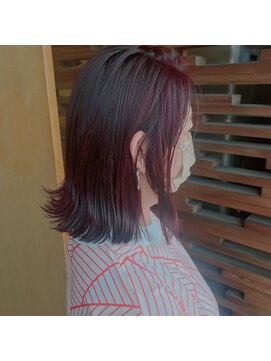 ヘアーアンドスパ レーネ(hair&spa Lene) ピンク系カラー
