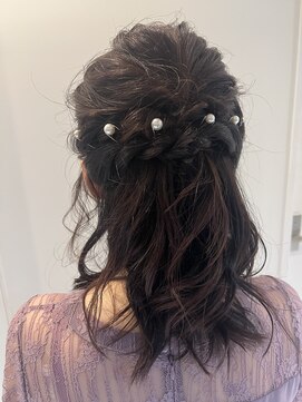 ディーヘアーデザイン(d.HAIR DESIGN) お呼ばれ☆ヘアセット☆ハーフアップ