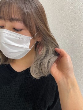 ラシク(racic) 【racic】ホワイトミルクインナーカラー 10代20代30代