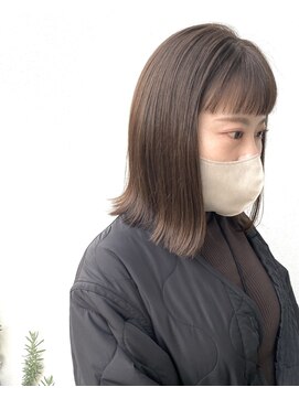 トリート 南行徳本店(TREAT) オン眉×オリーブグレージュ/南行徳