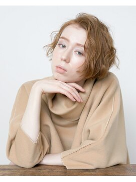 ノア 大宮店(Noa) ミルクティーベージュ/ショートボブ/ショート/カット＋カラー