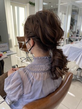 フォルテ 中田店 ポニーテールアレンジ