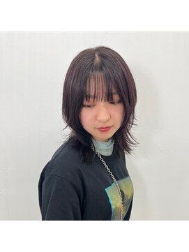 フロー 柏店 92(FLOW) ウルフレイヤー×ラベンダーグレージュ