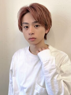 ハニーシブヤ(HONEY shibuya) アッシュピンクかき上げマッシュ