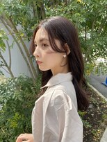 ガーランド (Garland)&nbsp;大人かわいい流れる小顔シースルー前髪/こっくりピンクベージュ