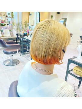 リアン 徳重店(Rian) 裾カラー×オレンジ