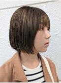 柔らかベージュボブ!