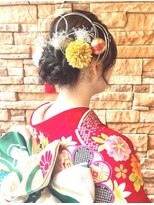 エノモト(ENOMOTO)&nbsp;二十歳の集いシニヨンヘア