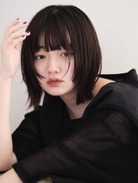 イメチェンヘアスタイル ハッシュカット フルバング 似合わせ