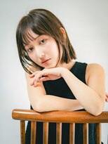 ボブ×ぱつっと　オトナ可愛い