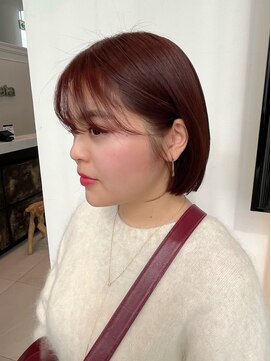 アルティファータ(artifata) ピンクボブ/ミニボブ/暖色カラー/うざバング/前髪