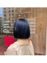 アース 大曽根店(HAIR&MAKE EARTH) 暗染ボブ
