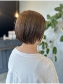 丸みショートヘア