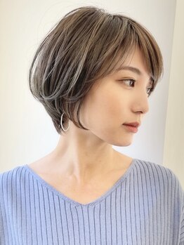 ミチオノザワヘアサロンギンザ 静岡店(Michio Nozawa HAIR SALON Ginza)の写真/白髪を活かしながら楽しめるデザインに。色味や見え方など当日のお任せオーダーも多数の信頼できるサロン*