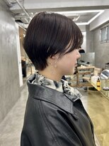 ヤイエ 青山店(yiye)&nbsp;ハンサムショートボブ前髪くびれショートボブ前下がりショート