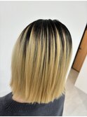 切りっぱなしボブ