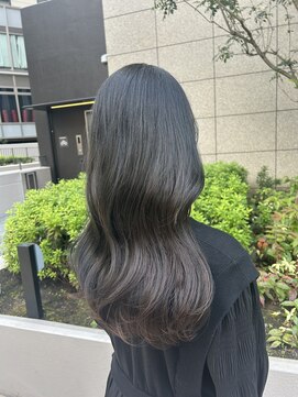 アイズ 横浜(IS) オリーブグレージュ/ブリーチなし/透明感カラー