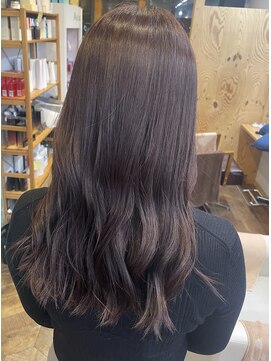 イリエヘア 川口(irier hair) ブリーチなしカラー☆ピンクラベンダー