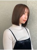 ◇ボブ 縮毛矯正 顔周りカット 表参道 髪質改善