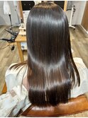 髪質改善×ストレート